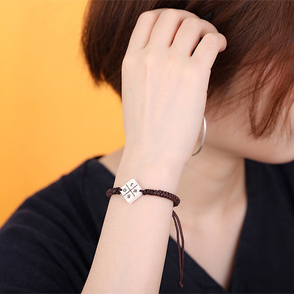 Custom Crossed Paths Bracelet