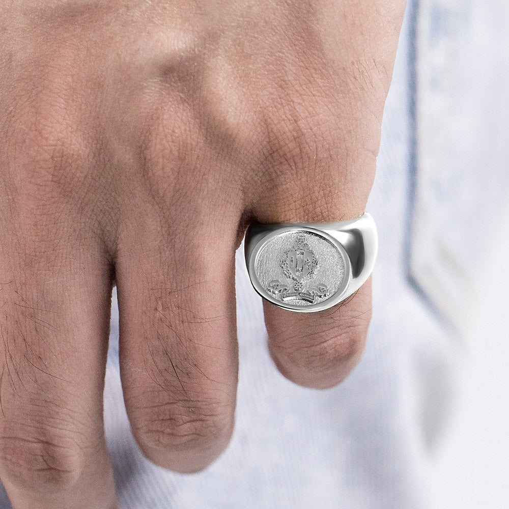 Customized Wax Seal Family Signet Ring