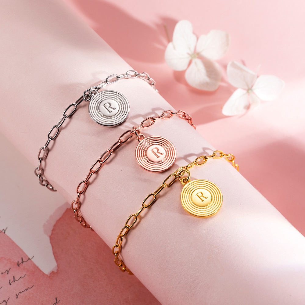 Custom Odeion Initial Bracelet