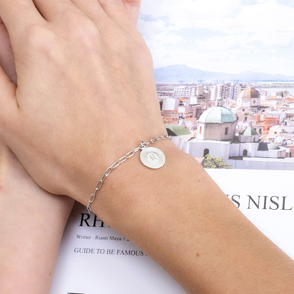 Custom Odeion Initial Bracelet