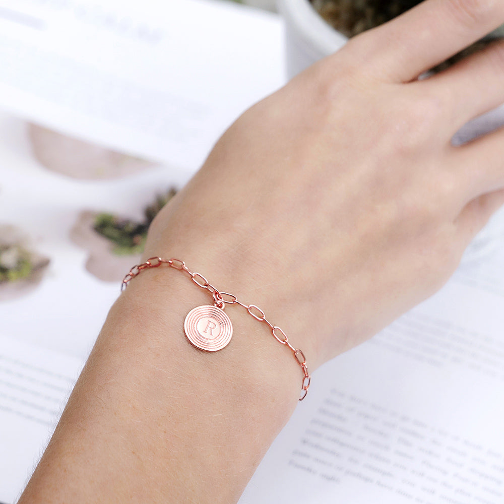 Custom Odeion Initial Bracelet