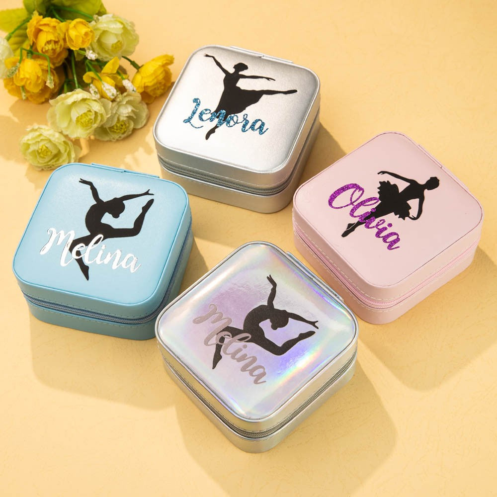 Personalized Dance Jewelry Case Gift for Dancer