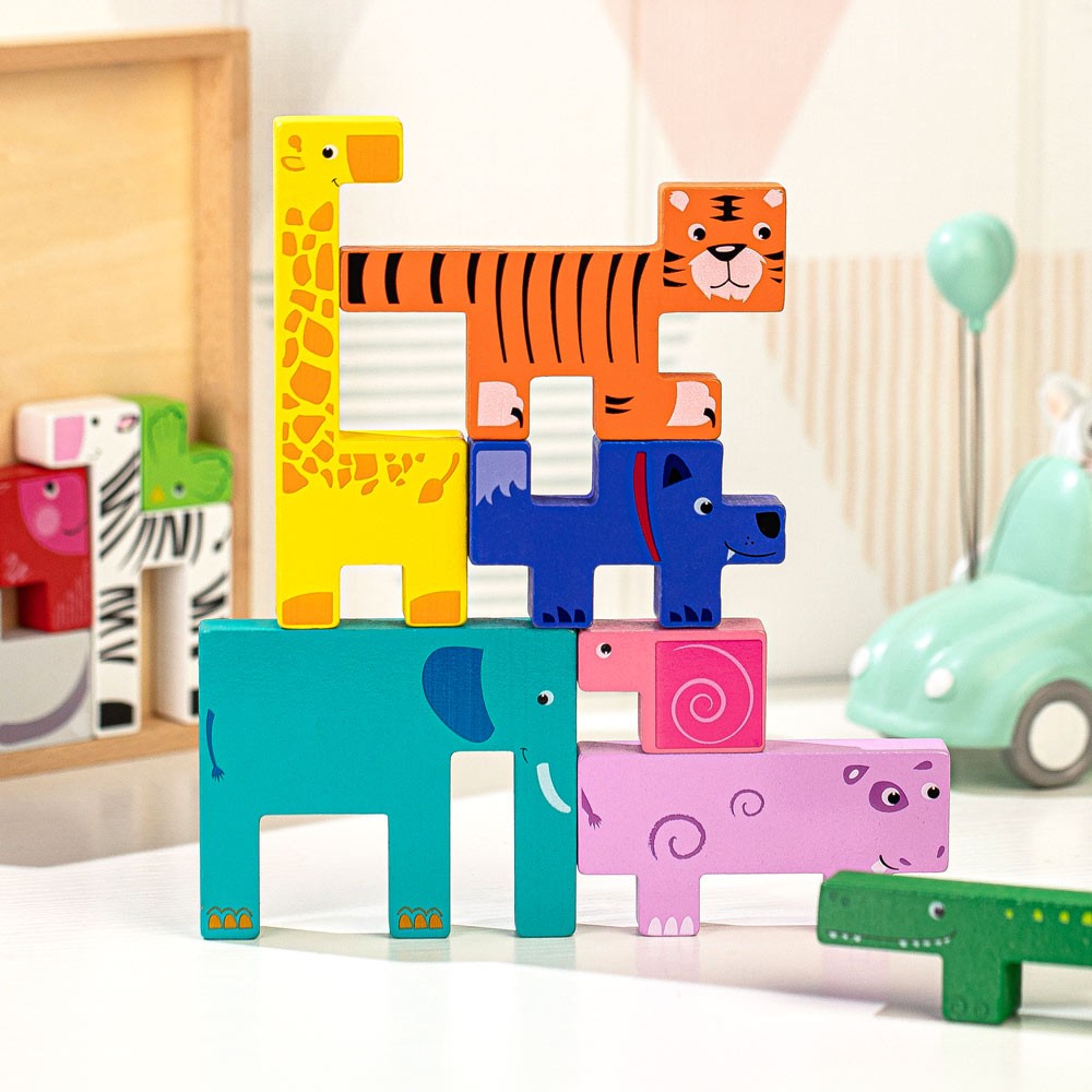 Animal Building Block & Puzzle Educational Toy, Birthday Gift for Kids