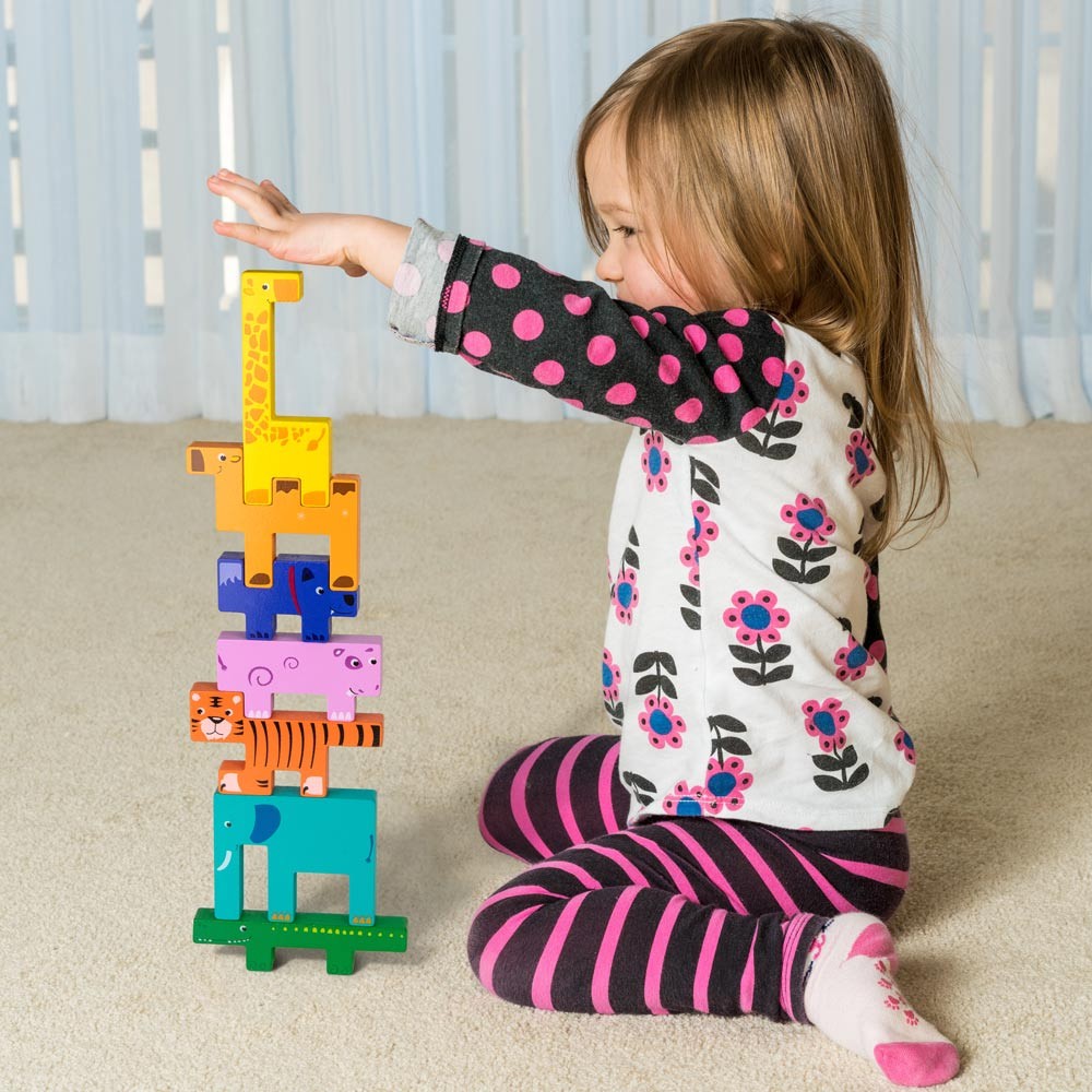 Animal Building Block & Puzzle Educational Toy, Birthday Gift for Kids