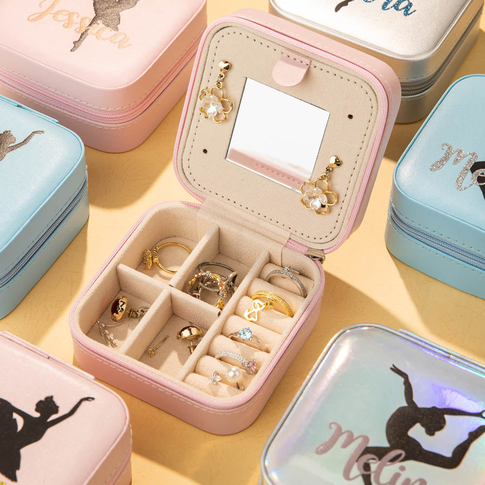 Personalized Dance Jewelry Case Gift for Dancer