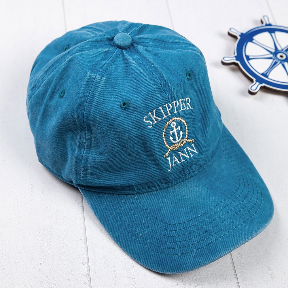 Captain First Mate Hat, Custom Embroider Hat, Personalized Baseball Cap, Gift for Sailors/First Mates/Captains
