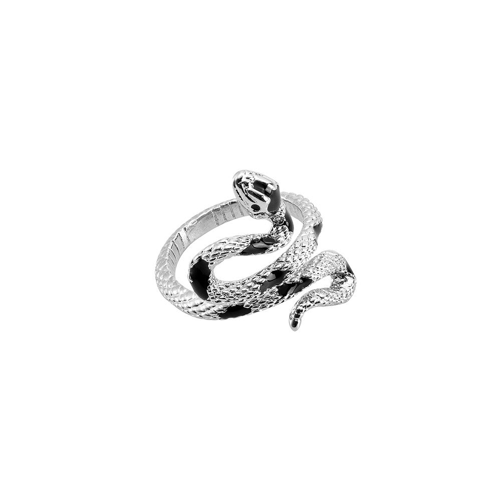 Colorful Epoxy Snake Ring, Hippie Boho Snake Ring, Gothic Punk Ring, Snake Ring, Dainty Jewelry, Gifts for Men/Women