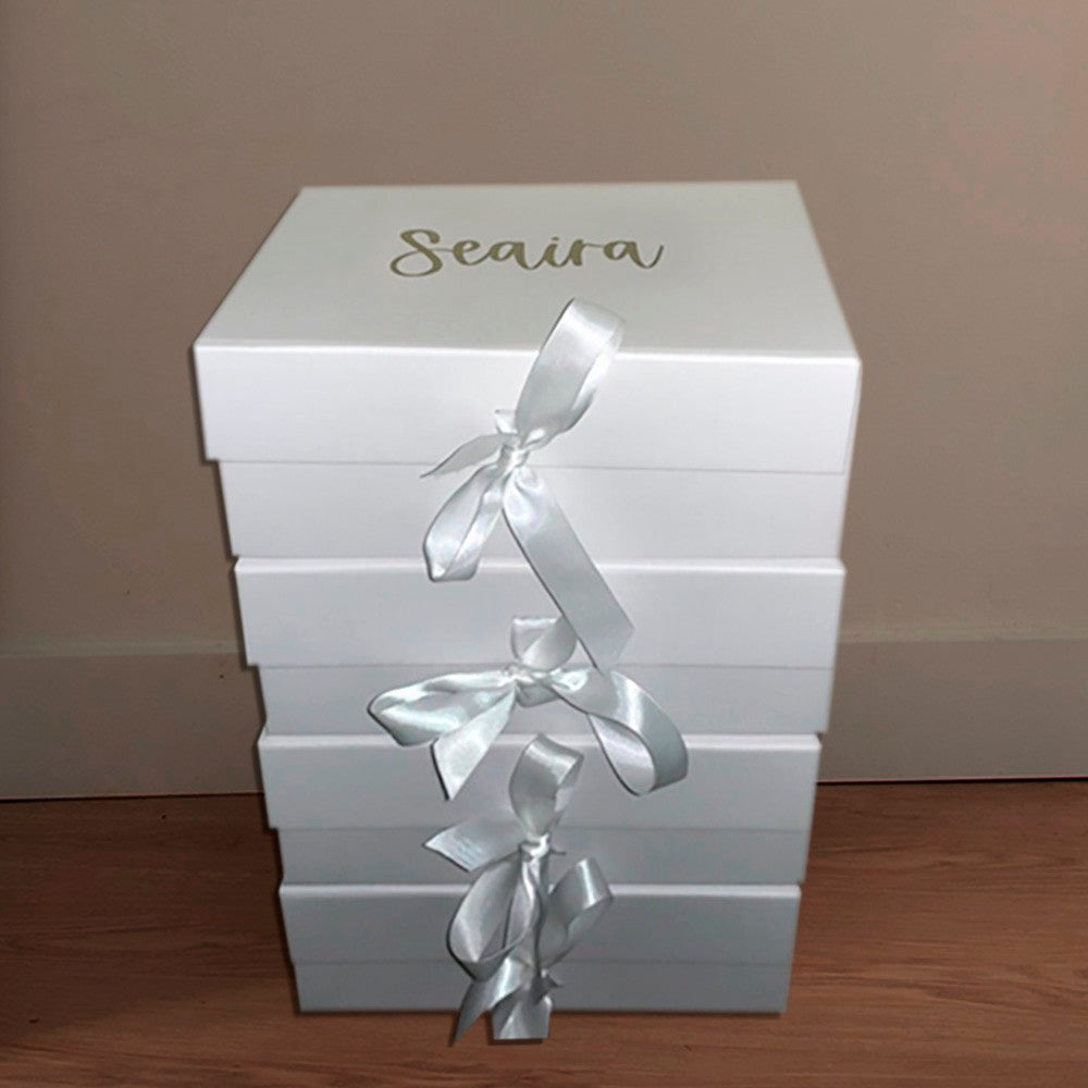 Custom Name Gift Box, Bridesmaid Gift Box with Name, Maid of Honor Proposal Gift Box, Wedding Gift, Gift for Bridesmaid/Her/Girlfriend