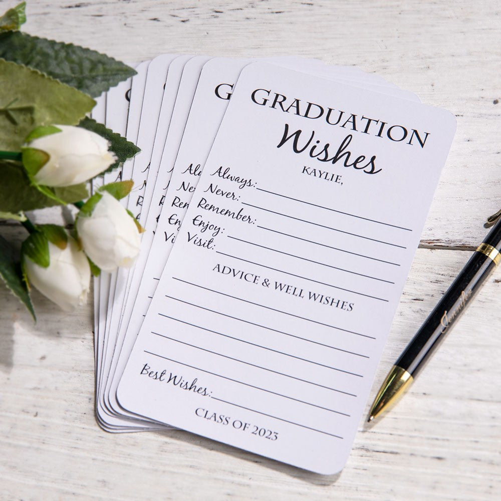 Graduation Wishes Cards, Set of 15pcs, Advice Cards for Graduation Parties, Graduation Party Decorations, Graduation Gifts, Gifts for Graduates