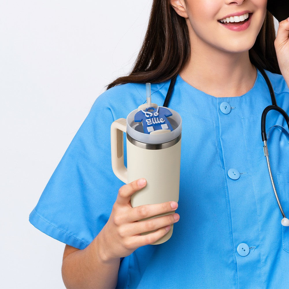 Personalized Name Medical Field Tumbler Topper, Custom Nurse Topper for 30oz/40oz Tumbler, Tumbler Name Plate, Gift for Nurse/Doctor/Medical Student