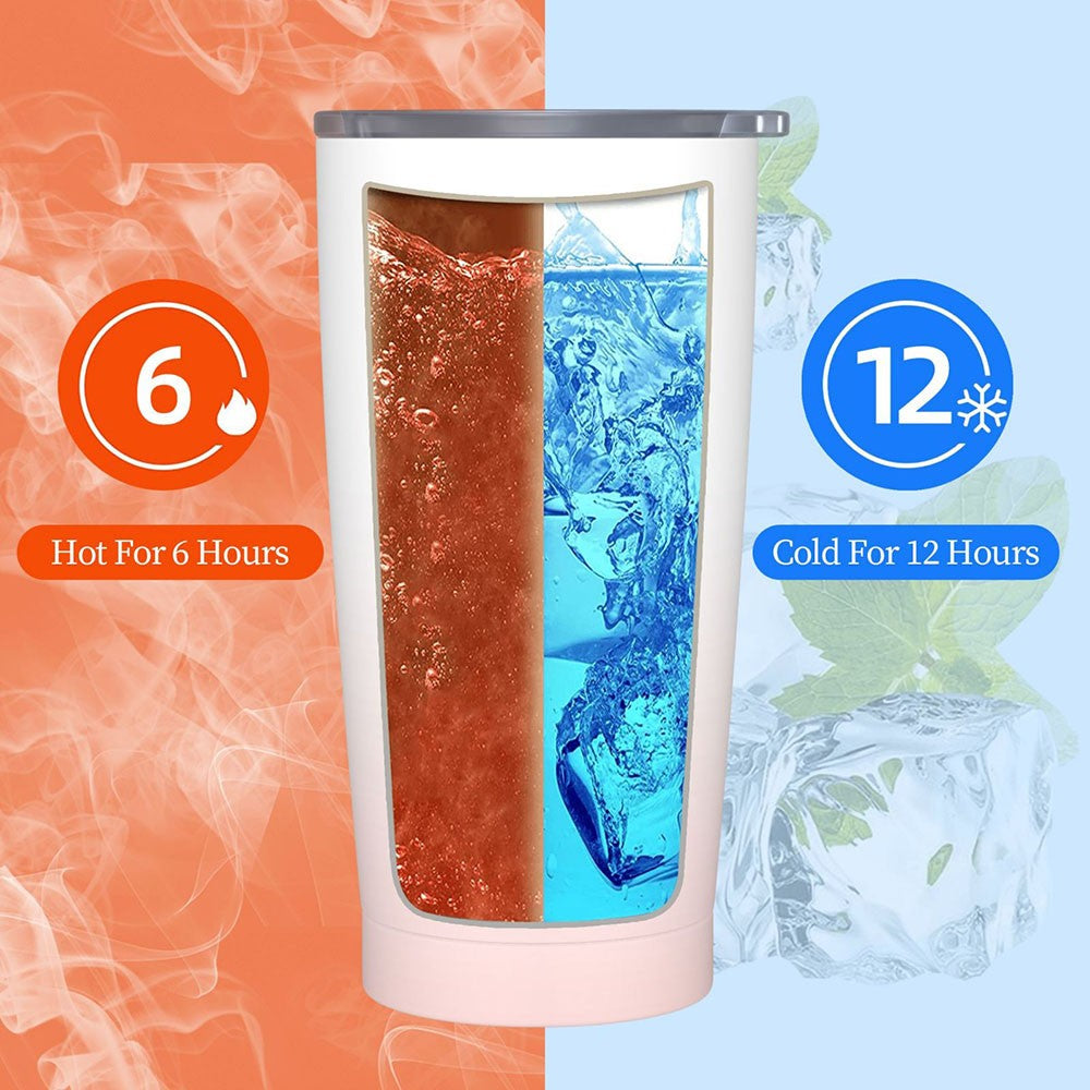Personalized Birth Flower Gradient Tumbler with Name, 20oz Stainless Steel Travel Tumbler with Straw & Lid, Gifts for Bridesmaids/Best Friends/Sisters