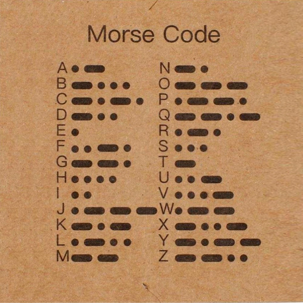 Custom Engraved Morse Code Men's Bracelet, Personalized Secret Message Bracelet, Birthday/Father's Day/Anniversary Gift for Father/Husband/Him/Grandpa