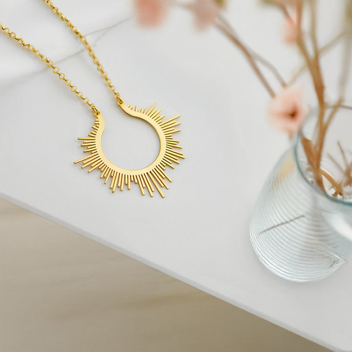 Sun Ring Holder Necklace, Sterling Silver 925 Ring Saver Necklace, Wedding Ring Keeper Jewelry, Birthday/Anniversary Gift for Women/Nurse/Vet/Dentist