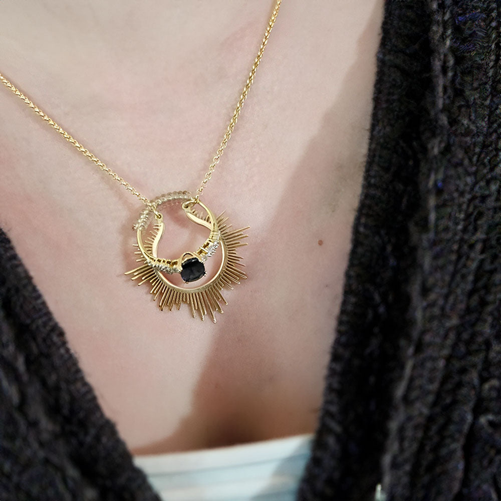Sun Ring Holder Necklace, Sterling Silver 925 Ring Saver Necklace, Wedding Ring Keeper Jewelry, Birthday/Anniversary Gift for Women/Nurse/Vet/Dentist
