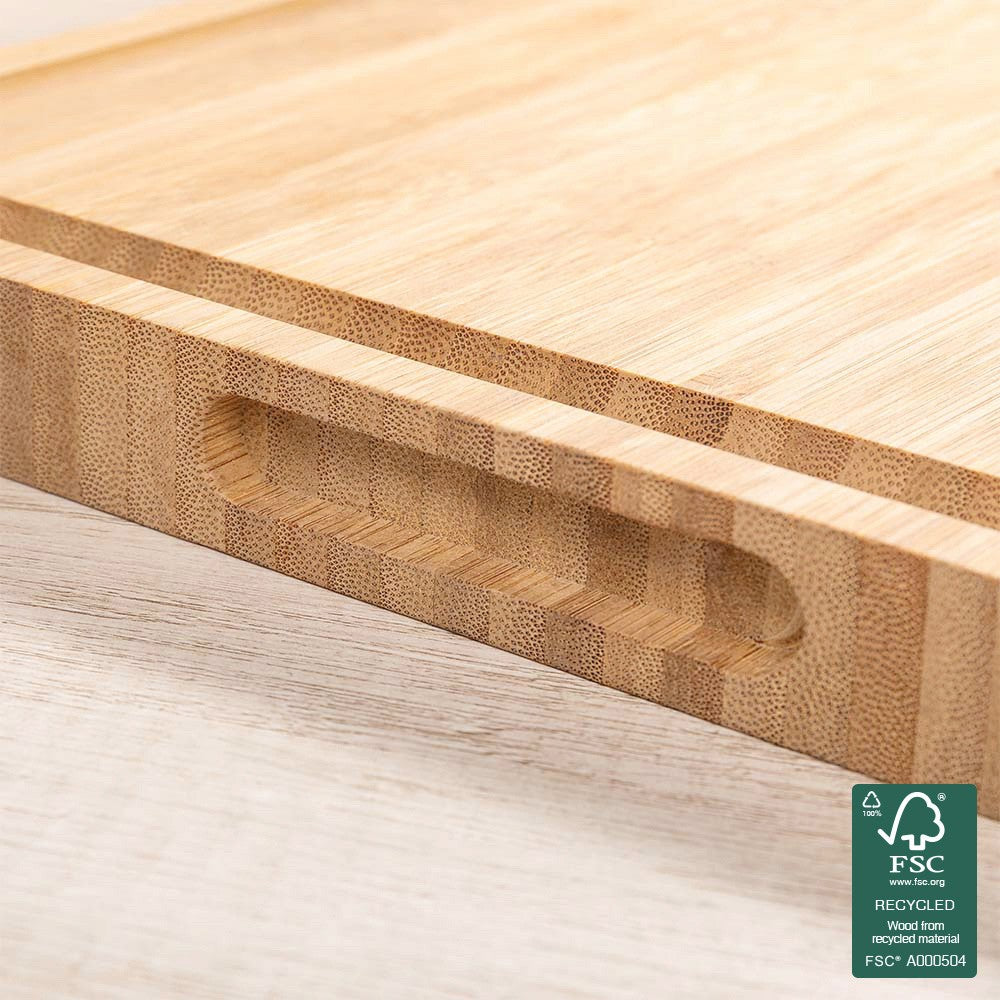 Custom Engraved Floral Bear Mama & Cubs Cutting Board, Bamboo Chopping Board, Kitchen Accessory, Birthday/Mother's Day Gift for Mom/Grandma/Family