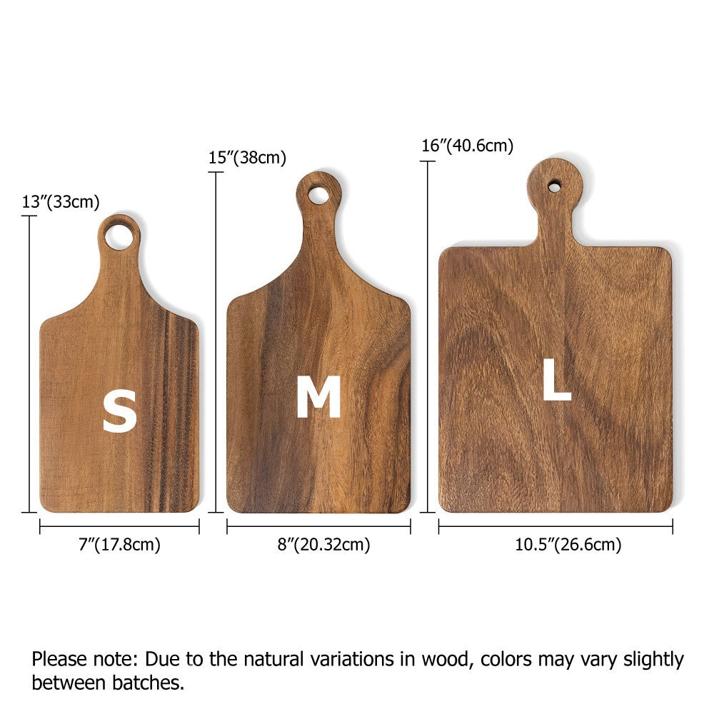 Personalized Name Engraved Perfect Teacher Recipe Cutting Board with Handle, Wooden Chopping Board, Teacher's Day/Appreciation Gift for Teachers