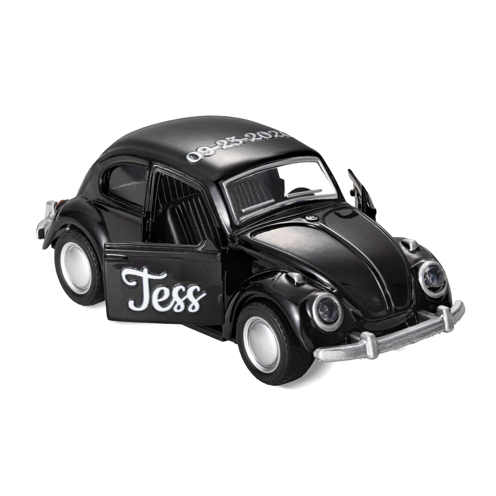 Personalized Name Mini Car Model, Mini Beetle Toy Car, Thank You Gift, Wedding Party Gift, Wedding Favors, Groomsmen Gifts, Gift for Page Boy