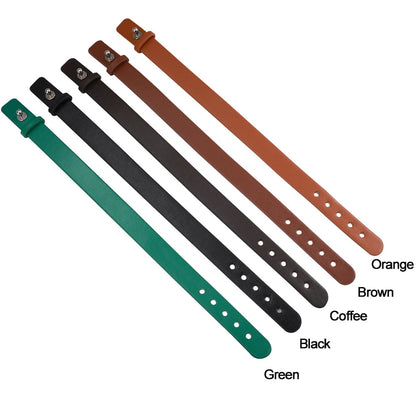 Personalized Fingerprint Men's Leather Bracelet