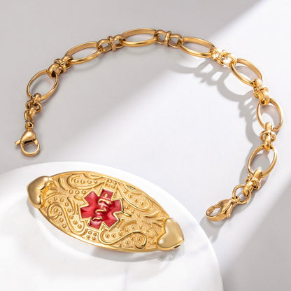 Custom Medical Alert Identification Bracelet