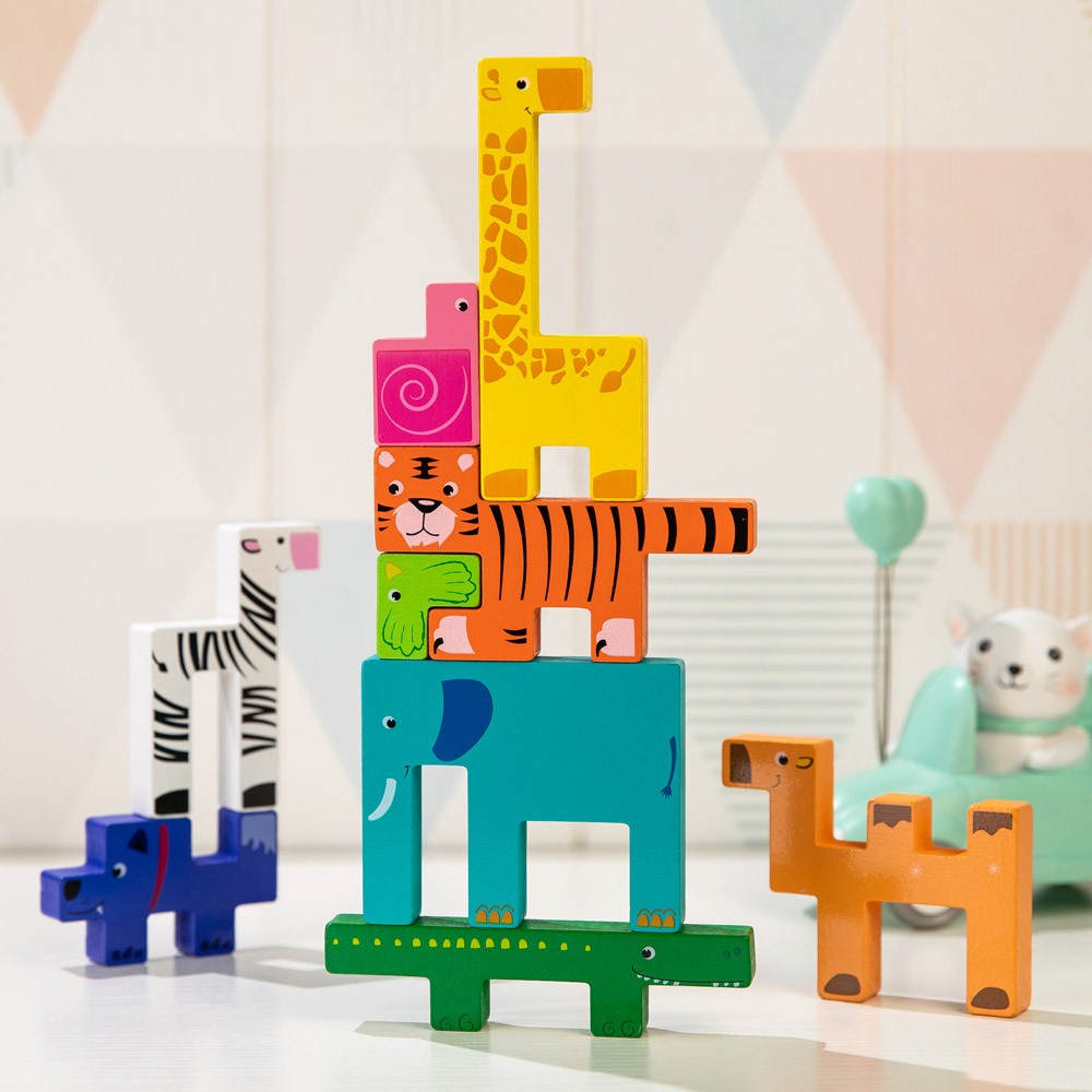 Animal Building Block & Puzzle Educational Toy, Birthday Gift for Kids
