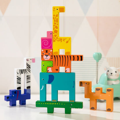 Animal Building Block & Puzzle Educational Toy, Birthday Gift for Kids