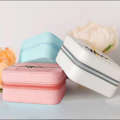 Custom Jewelry Organizer, Jewelry Boxes for Ring, Necklace, Bracelet, Earrings Jewelry Travel Case, Gifts for Her/Bridesmaid