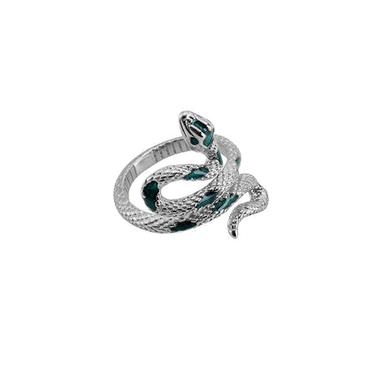 Colorful Epoxy Snake Ring, Hippie Boho Snake Ring, Gothic Punk Ring, Snake Ring, Dainty Jewelry, Gifts for Men/Women