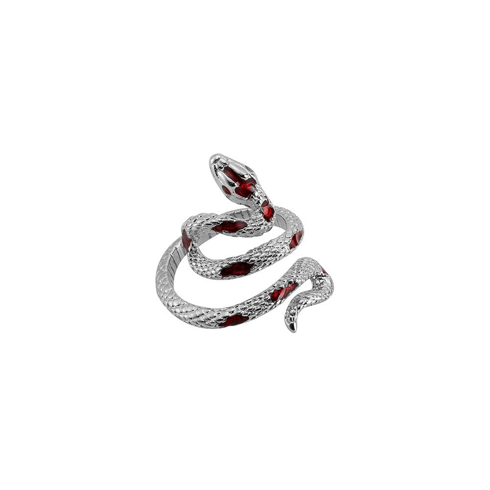 Colorful Epoxy Snake Ring, Hippie Boho Snake Ring, Gothic Punk Ring, Snake Ring, Dainty Jewelry, Gifts for Men/Women