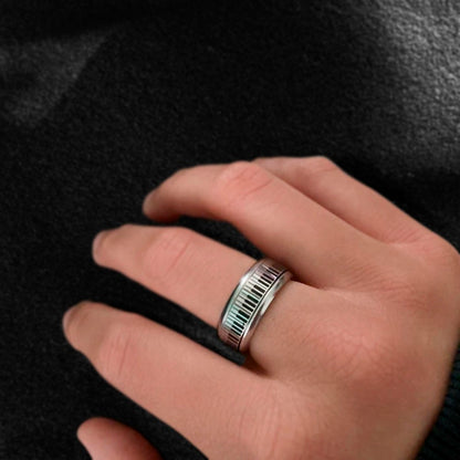 Personalized Piano Fidget Ring, Music Spinner Ring, Anti-anxiety Fidget Ring, Piano Keys Ring, Art Ring, Gift for Music Lovers/Friends