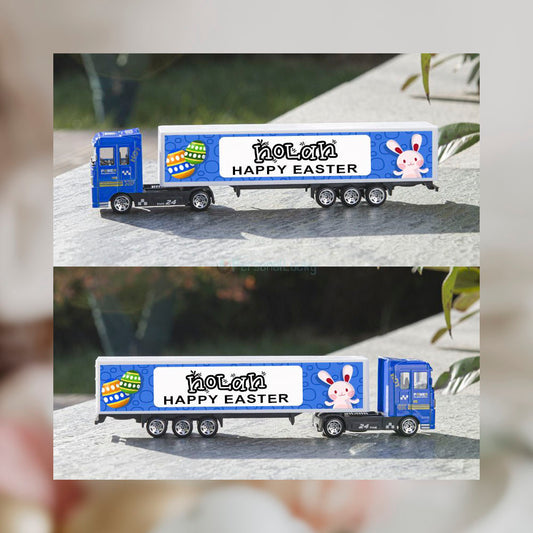 Personalized Easter Kid Toy Trucks, Easter Gifts for Kids, Customized Name Toy, Happy Easter Truck Toys, Birthday/Children's Day Gifts