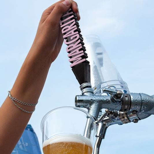 Custom Name 3D Printed Bar Tap Handle, High Contrast, Any Color Combination, Keg Handles for Homebrew, Bars, Restaurant, Wedding and Beer Lover