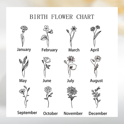 Custom Multiple Birth Flower Ring, Birth Month Flower Ring, Mother's Ring, Floral Ring, Minimalist Bouquet Ring, Gift for Her/Mom/Grandma