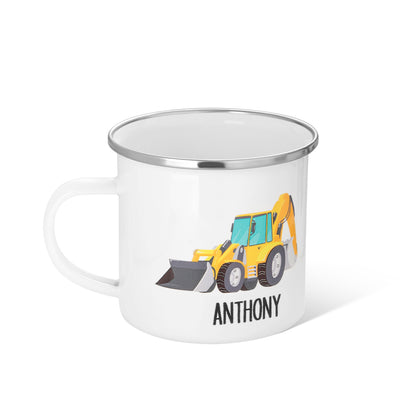 Custom Cartoon Kid's Mug, 11oz Hot Cocoa Coffee Enamel Mug, Shatterproof Mug with Handle, Children's Party Favors, Birthday/Christmas Gift for Kids