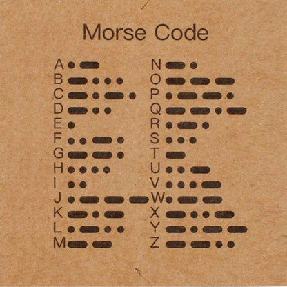 Custom Engraved Morse Code Men's Bracelet, Personalized Secret Message Bracelet, Birthday/Father's Day/Anniversary Gift for Father/Husband/Him/Grandpa
