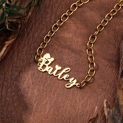 Custom Name Western Cowboy Hat Bracelet with Birthstone, Sterling Silver 925 Heart Jewelry, Birthday/Christmas/Anniversary Gift for Cowboy/Cowgirl
