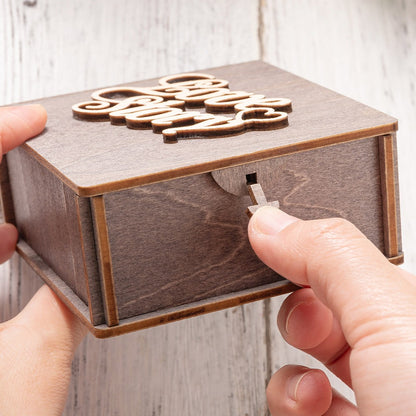 Personalized Love Story Wedding Ring Box, Wood Mini Book Ring Box, Double Pillow Ring Jewelry Box, Engagement/Wedding/Proposal Gift for Couple/Friend