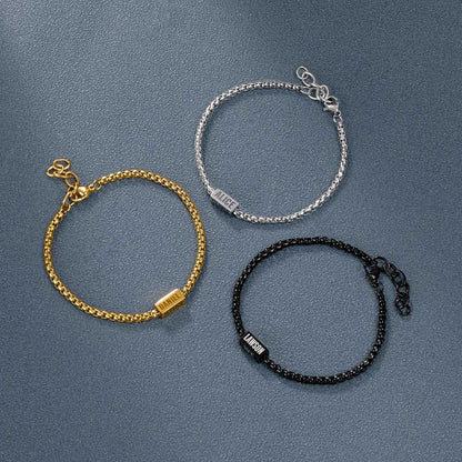 Personalized Dad Bar Bracelet with Kids Name, Custom Family Name Bracelet, Men's Jewelry, Birthday/Anniversary/Father's Day Gift for Dad/Grandpa