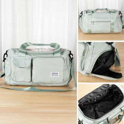 Custom Name Weekender Bag, Personalized Duffle Bag, Waterproof Hospital Bag, Overnight Bag for Women, Birthday/Back to School/Weekend Gift for Girls