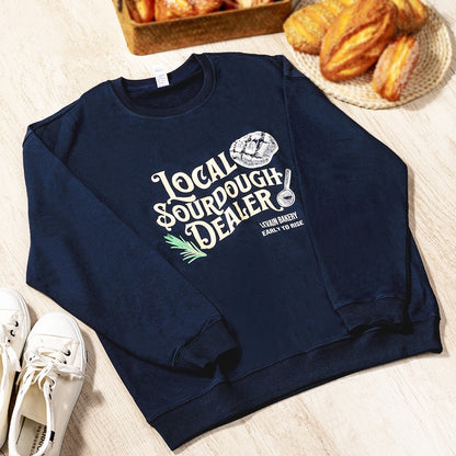 Personalized Sourdough Bread Shirt, Local Sourdough Dealer T-Shirt/Sweatshirt, Homestead Christian Breadmaking Favor, Christmas Gift for Bakers/Family