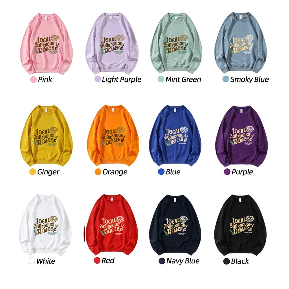 Personalized Sourdough Bread Shirt, Local Sourdough Dealer T-Shirt/Sweatshirt, Homestead Christian Breadmaking Favor, Christmas Gift for Bakers/Family