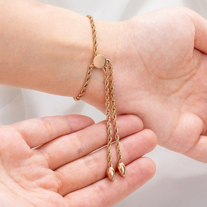 Personalized Name Arabic Script Bar Bracelet, Adjustable Chain Islamic Bracelet, Muslim Jewelry, Eid/Mother's Day/Anniversary Gift for Her/Mom/Family
