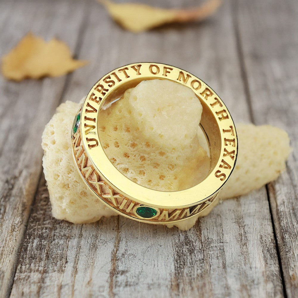 Personalized Roman Numeral Graduation Ring with Birthstone, High School University Class Ring, Class of 2025 Graduation Jewelry, Gift for Graduate/Her