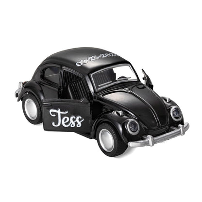 Personalized Name Mini Car Model, Mini Beetle Toy Car, Thank You Gift, Wedding Party Gift, Wedding Favors, Groomsmen Gifts, Gift for Page Boy